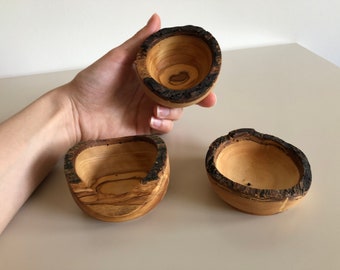 Rustic Small Bowl Small Rustic Wood Bowl - Etsy