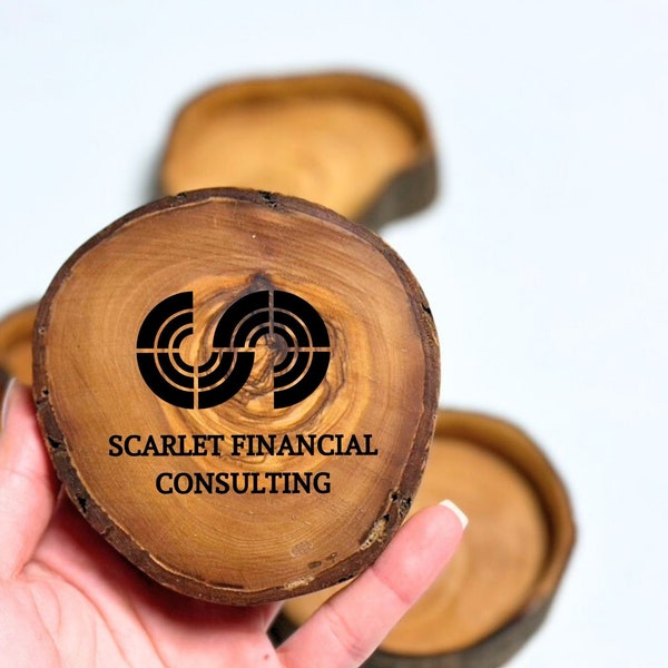 Tiny Wooden Bowl, Corparate Gift with Logo, Cheap Coworker Gift, Company Logo Gift for Client, Gift for Employee