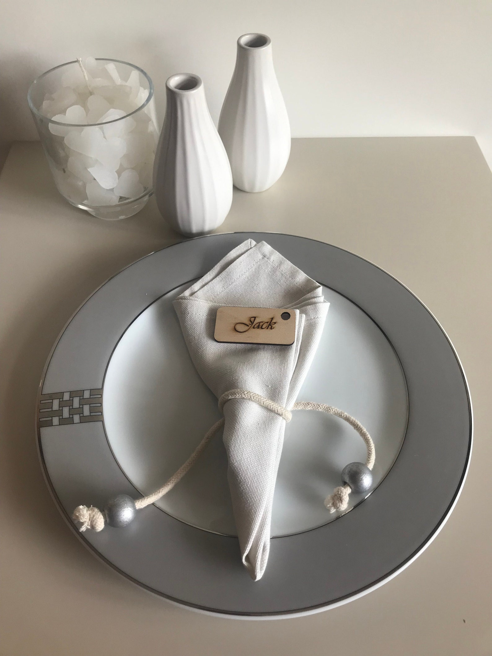 Place Setting Signs for Guests, Wooden Seating Chart, Rustic Wedding ...