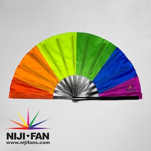 LGBT Pride Classic Clack Fan *Blacklight Reactive*