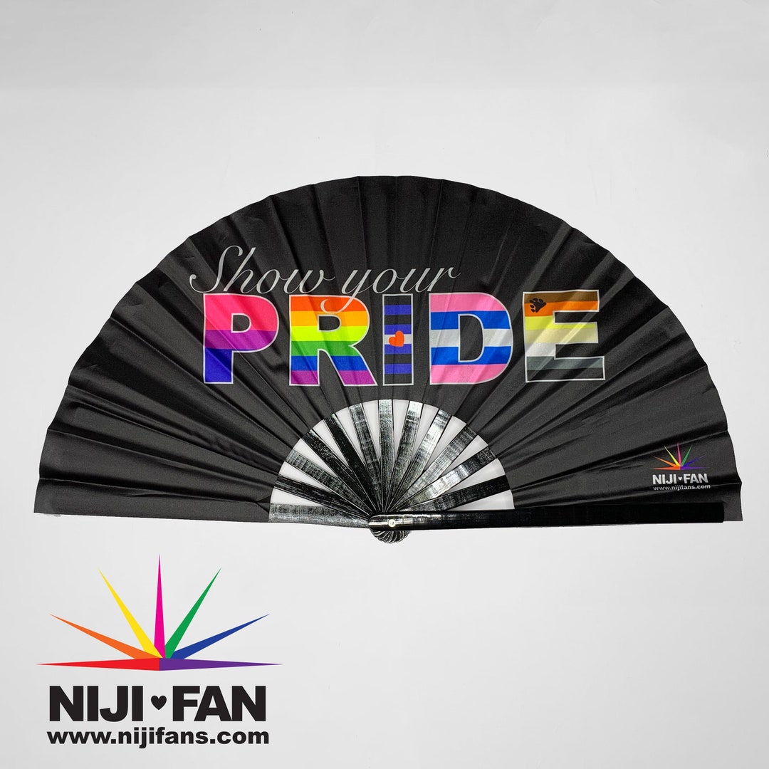Click Clack Card Show Your Pride Clack Fan *blacklight Reactive* - Etsy UK