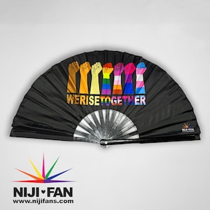 We Rise Together Fan *Blacklight Reactive*