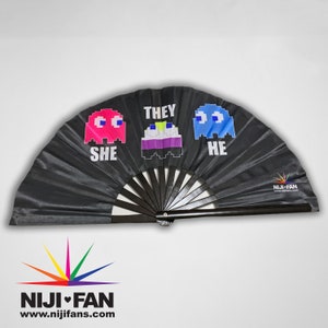 Gender-Man Clack Fan *Blacklight Reactive*