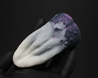 Tongue-tied V1 Silicone Tongue Sex Toy Realistic Hand Sculpted Sex Toy