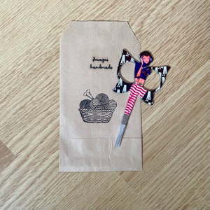 ACCESSOIRES TRICOT ciseaux papillon femme