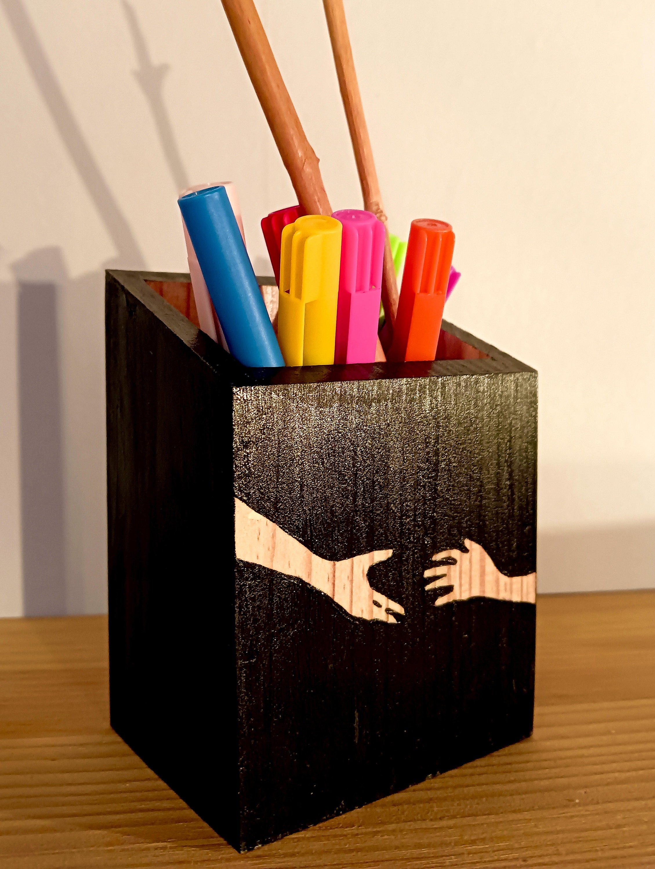 Pot à Crayons Décoration de Bureau Matériel Accessoire Bureautique