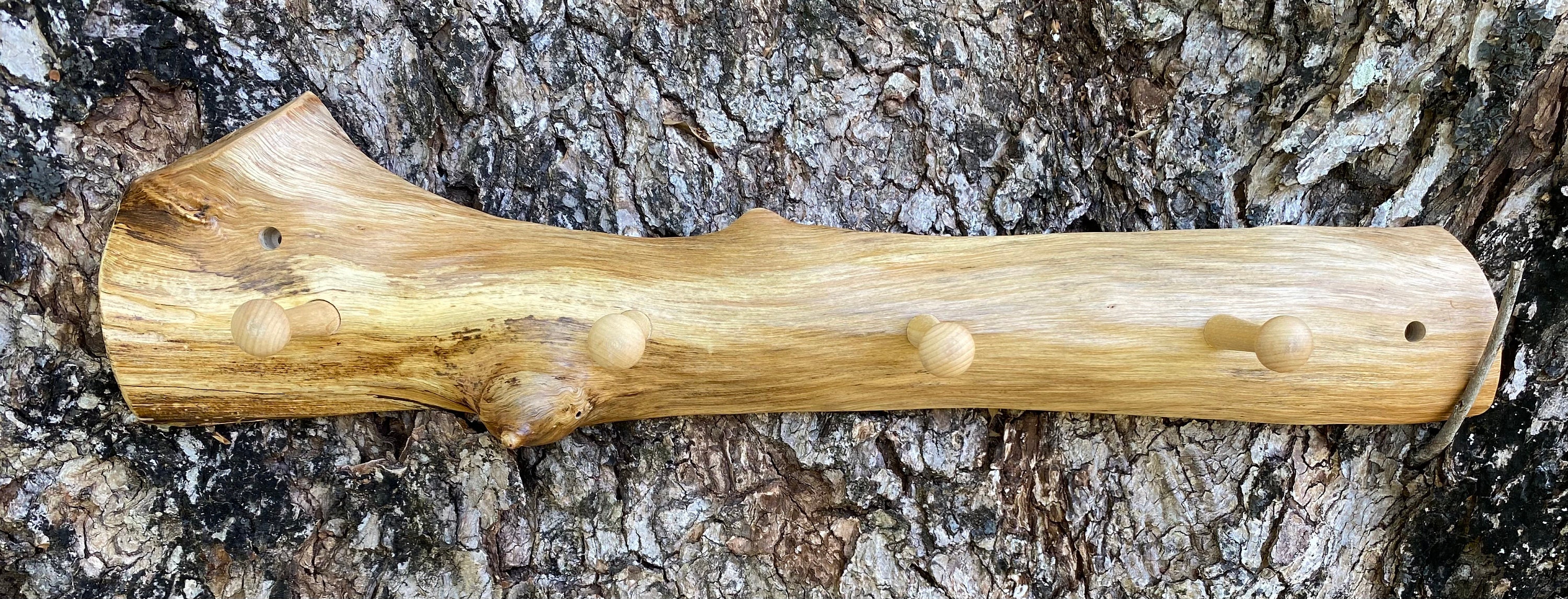 Natural Tree Branch Coat Rack Etsy