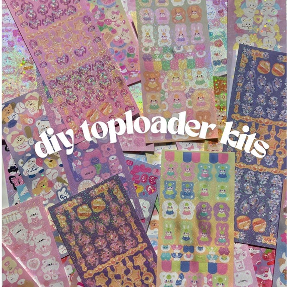 DIY Toploader Deco Kit read Description Kpop Bts Stationary Coquette  Aesthetic Stickers Polco 