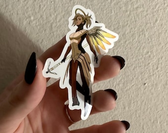 Mercy overwatch waterproof sticker