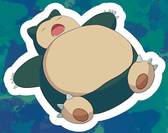 Pegatina impermeable de Snorlax