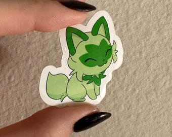 Sprigatito Waterproof Sticker