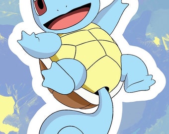 Pegatina impermeable de Squirtle