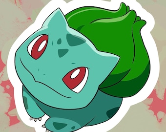 Waterdichte Bulbasaur-sticker