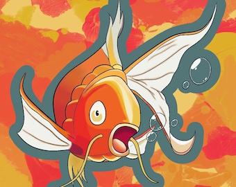 Sticker imperméable Magicarpe