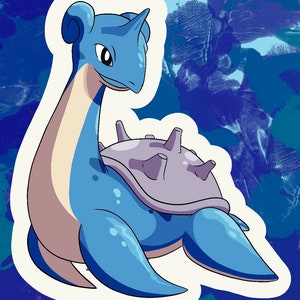 Lapras Waterproof Sticker