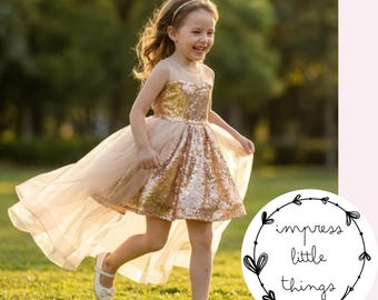 Sequin Tulle Dress Girl
