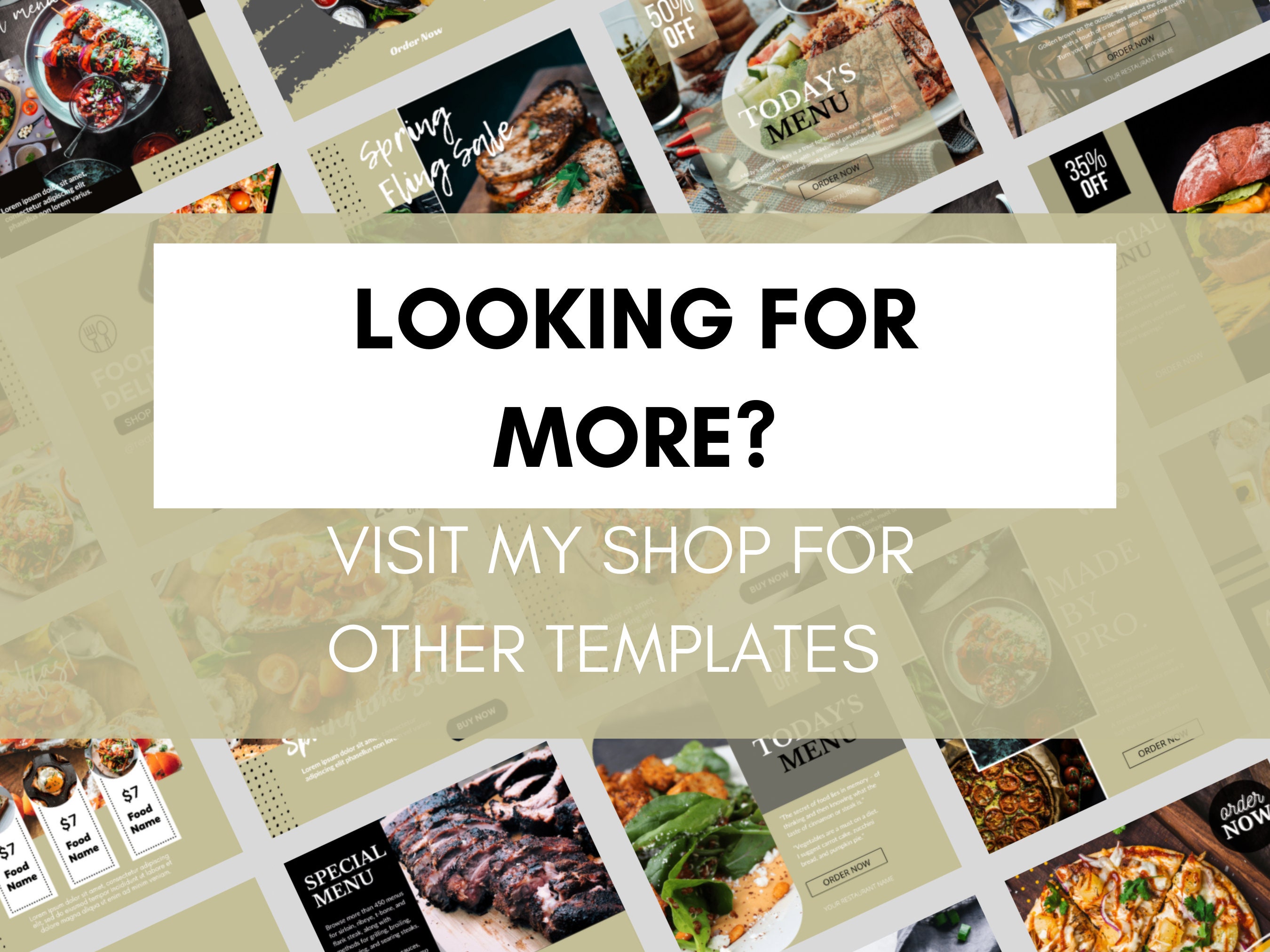 420 Animated Olive Instagram Post Templates for Restaurant, Food ...
