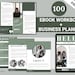 100 Green Workbook Template Canva, Ebook PDF, Workbook Printable ...