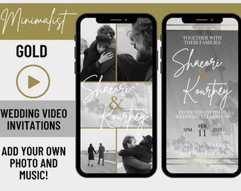 Wedding Video invitation, Video wedding invitation, Wedding invitation video, Digital Wedding Invitation, Save the date Cards, Digital Evite