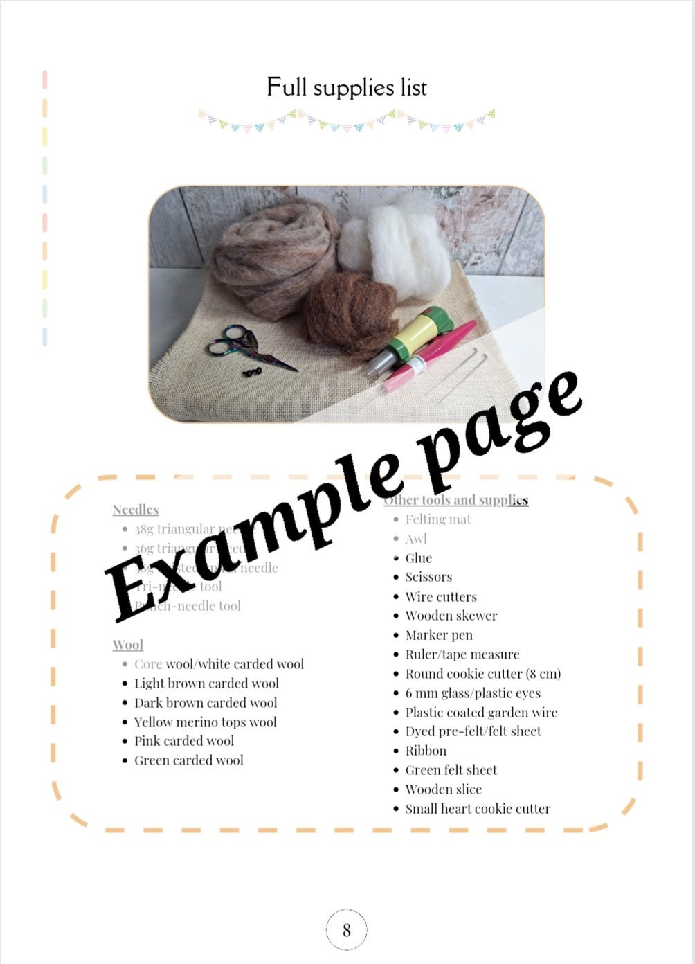 How to Make a Needle Felted Bunny Downloadable PDF Tutorial - Etsy