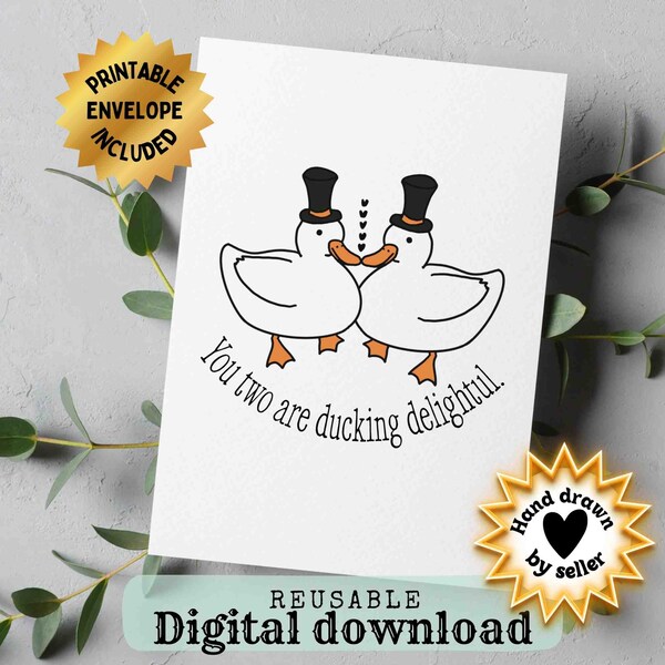Two Grooms Wedding Cards - Etsy
