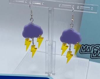 Thundergirls Earrings | Bob's Burgers | Lightning Cloud