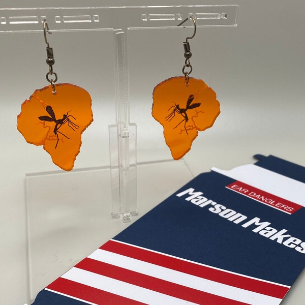 Amber Isla Nublar Earrings | Jurassic Park