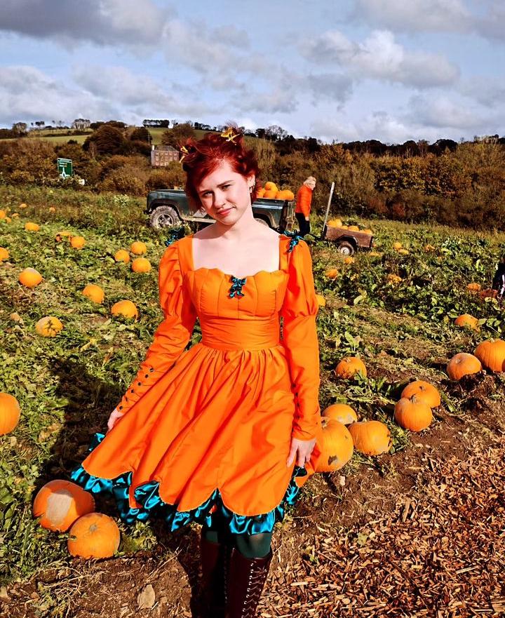 THE URBAN BLANCHE Pumpkin dress　courge THE URBAN BLANCHE Pumpkin dress courge（Urban Blanche