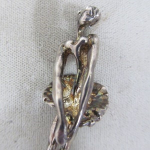 Vintage Abstract Silver Ballerina Pendant, 1960&#39;s