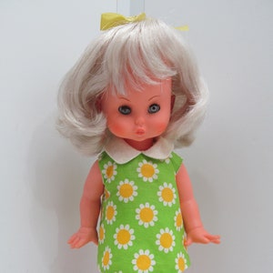 Italocremona Vinyl Girl Doll, Italy, 1971, All Original