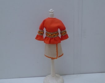 Barbie Outfit, Peasant Pleasant, Mattel, 1972