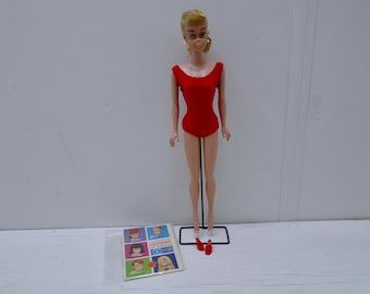 Ash Blonde Swirl Ponytail Barbie, Mattel, 1960's