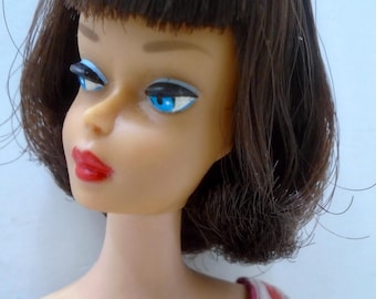 Long Hair Red Lipped American Girl, Mattel, 1960s