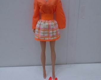 Barbie Outfit, Tangerine Scene, Mattel 1970