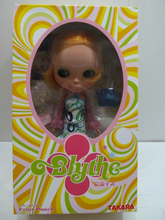 NRFB Fruit Punch Blythe Doll, Takara, 2003 - Etsy