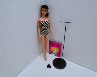 Barbie Vintage #850 Bubble Cut Brune - 1962 Japan - Mattel Années 60 (occasion, Rare)