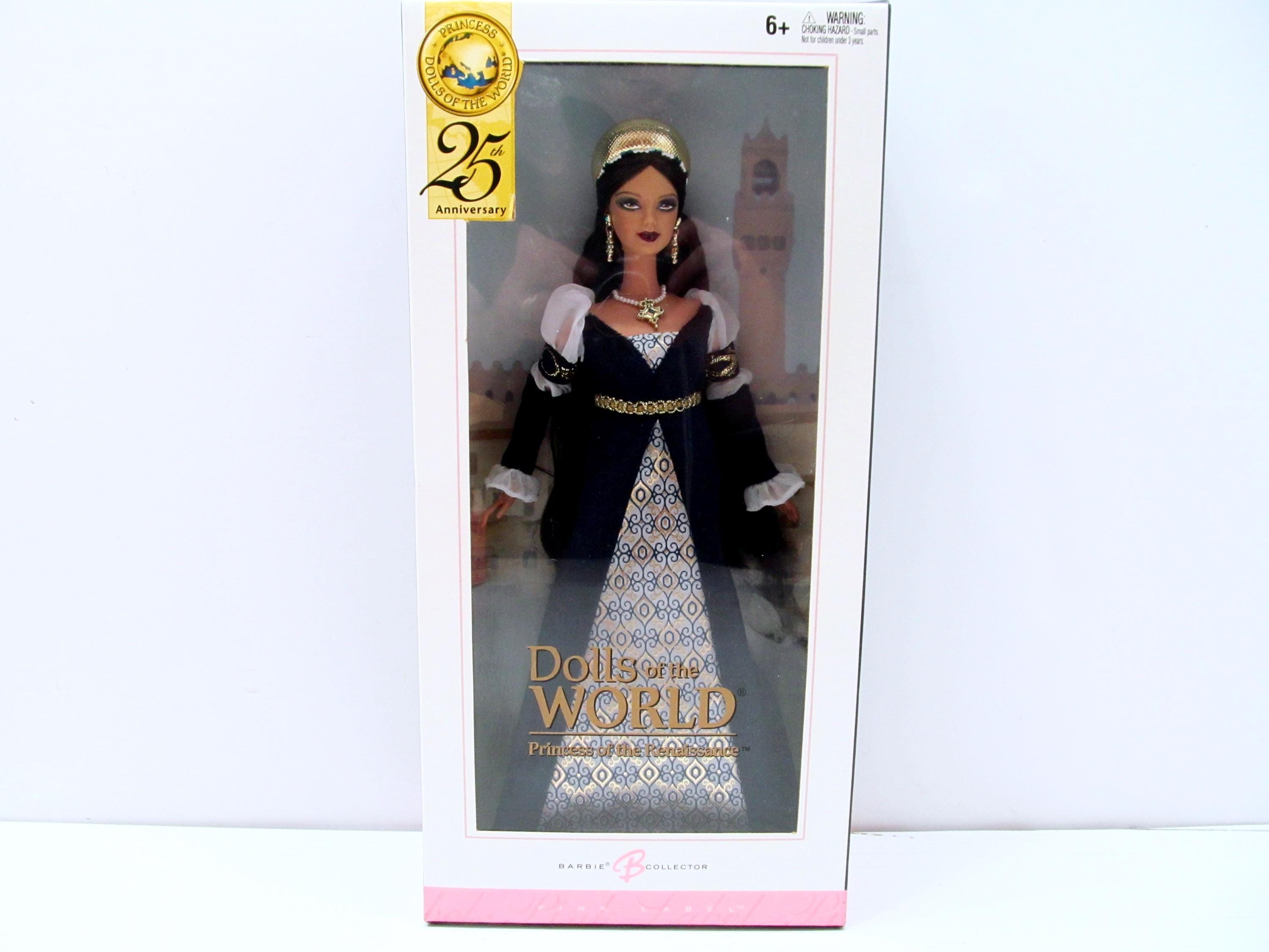 Barbie Princesa del Renacimiento de Mattel NRFB, Serie Muñecas del