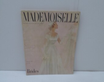 Mademoiselle Fashion Magazine, Brides, Feb. 1951