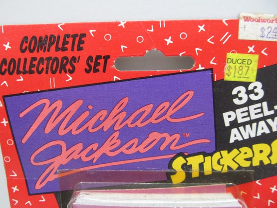 Sealed on Original Card Michael Jackson Peel Away… - image 4