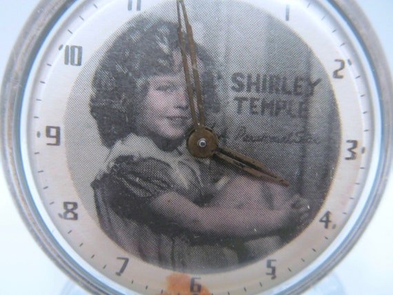 1953 Shirley Temple Character Pocket Watch, Worki… - image 3