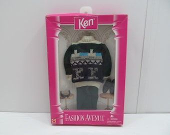 NRFB Mattel Ken Fashion Avenue Outfit, 1996