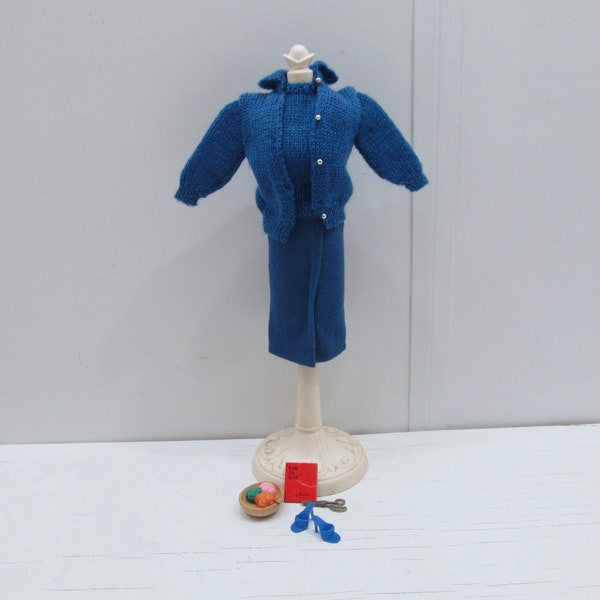 Vintage Barbie Knitting Pretty Etsy