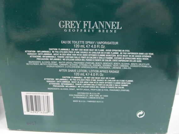 Buy Vintage Men s Grey Flannel Gift Set Geoffrey Beene Online in