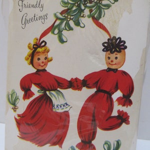 Set of 12 1950's Sealed Vintage Christmas Cards, Never Used