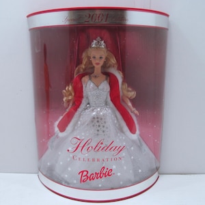 NRFB 2001 Mattel Happy Holiday Barbie