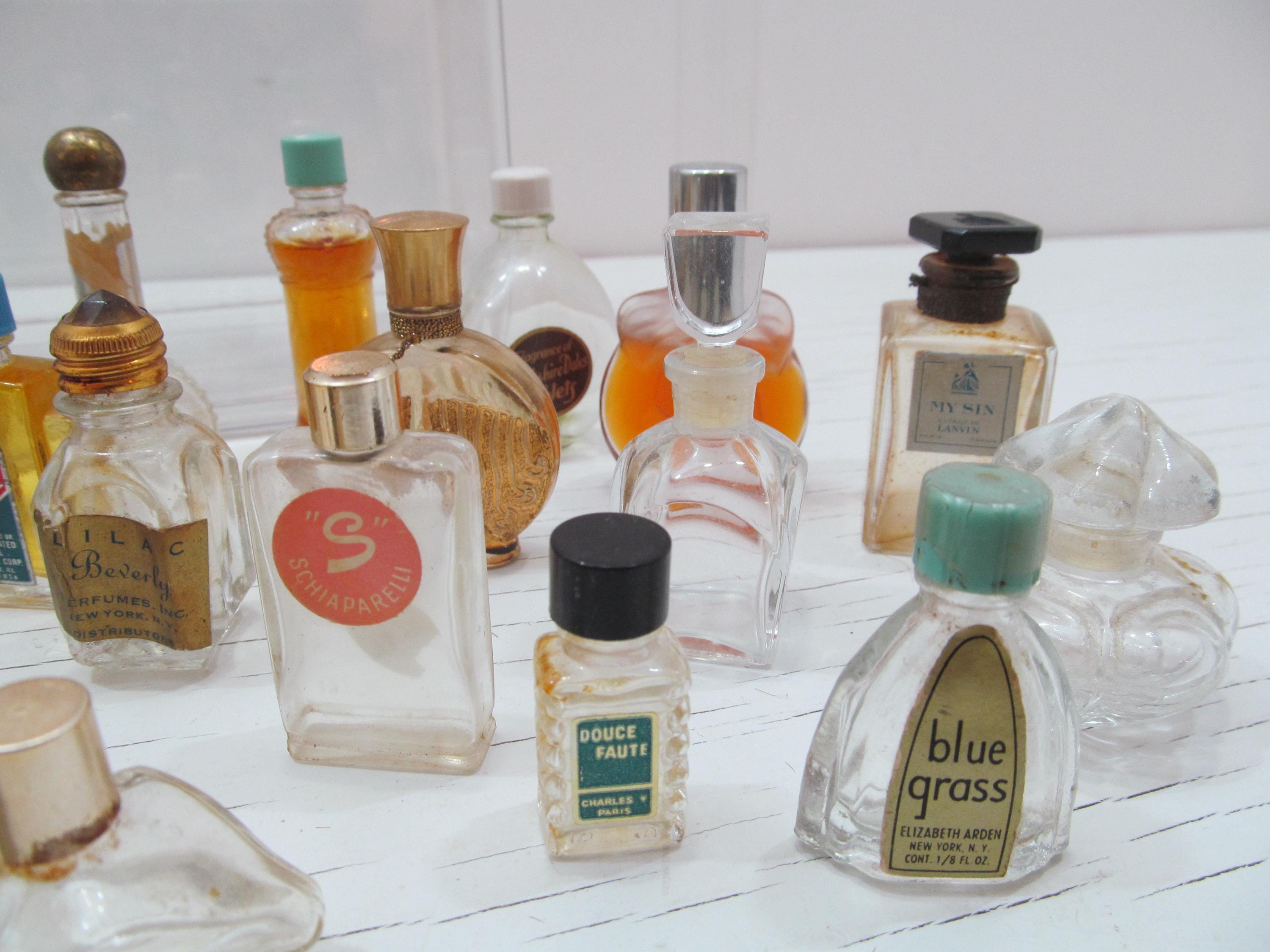 Collection of 36 Mini/small Perfumes 1930's-1980's, Worth, Lavin