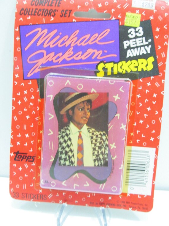 Sealed on Original Card Michael Jackson Peel Away… - image 2