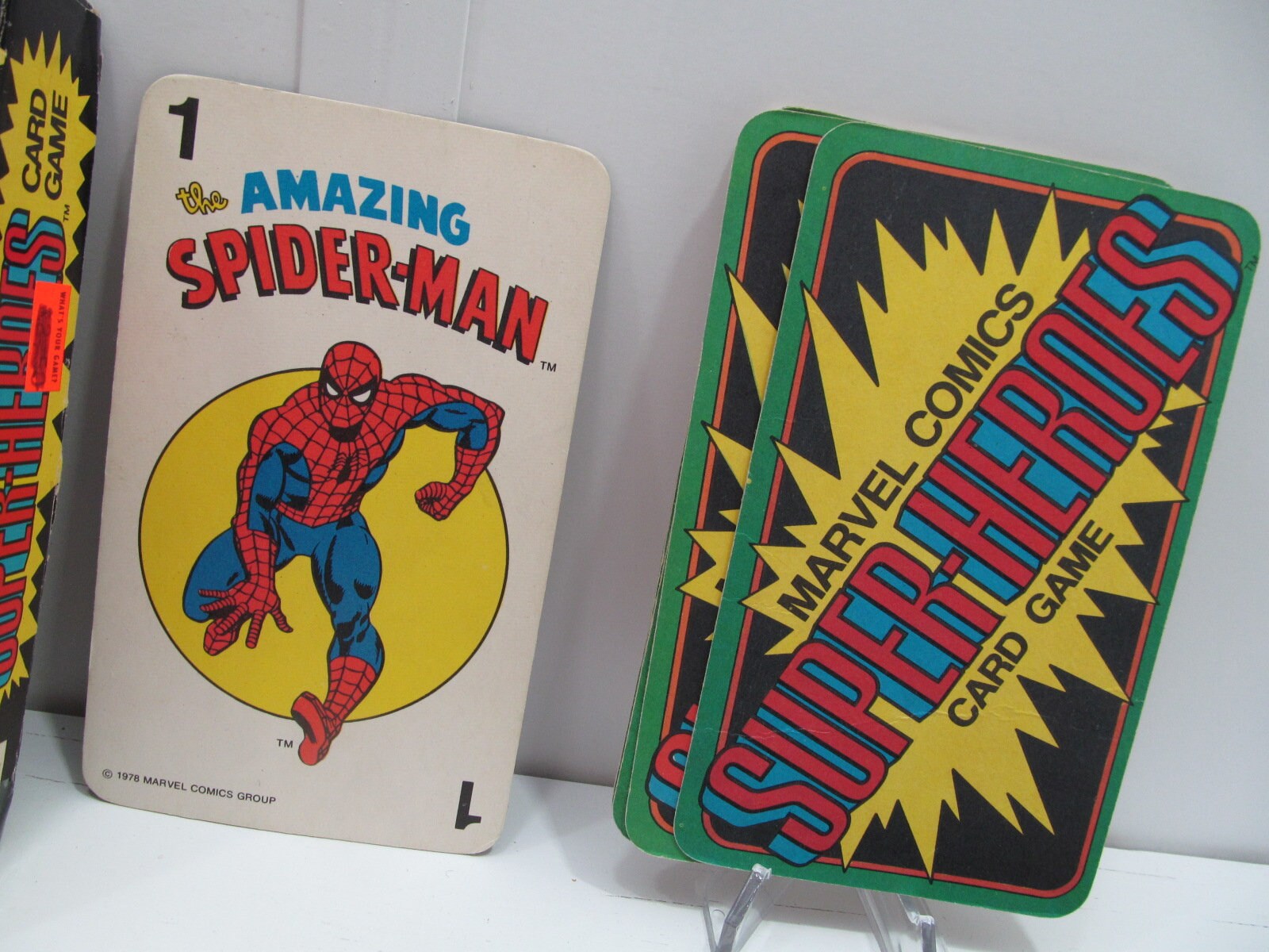 1978 Marvel Comics Super-Heroes Card Game Complete-All 39 Cards +  Instructions
