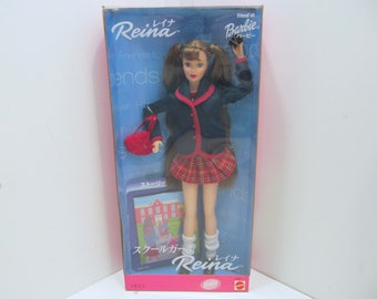 Mattel Japan Exclusive, Reina School Girl Friend of Barbie 1999, Extremely Rare!