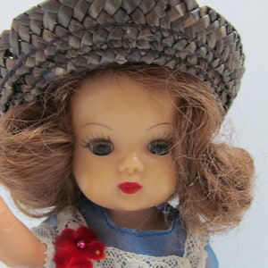 Charming Auburn Hair 8&quot; Nancy Ann Muffie Doll, 1950&#39;s
